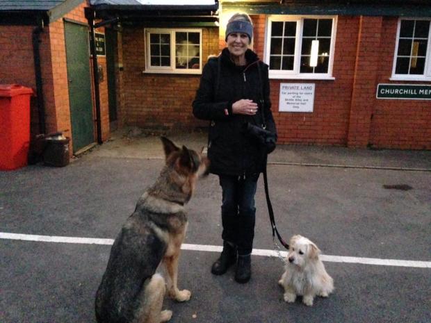 Sally with Boy and Maddy the Pretty Cross