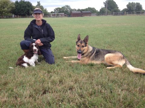 Sally with Marley and Boy