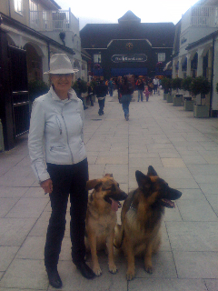 Sally with Chiot and Bruno